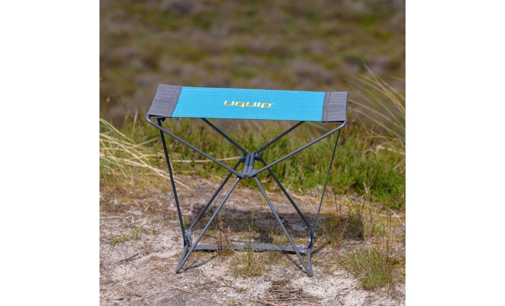 Компактний розкладний табурет на природу Uquip Fancy (Blue/Grey), Колір виробника: Blue/Grey, зображення 8