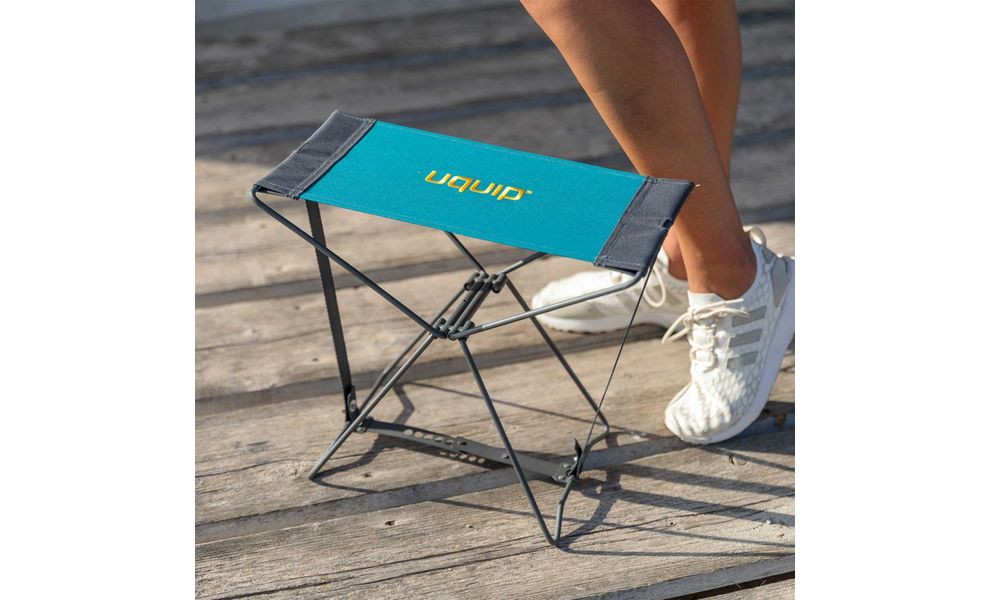 Компактний розкладний табурет на природу Uquip Fancy (Blue/Grey), Колір виробника: Blue/Grey, зображення 11