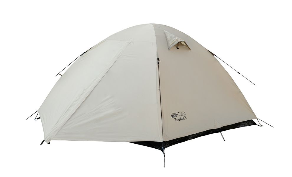 3-місний намет Tramp Tourist 3 (Sand): двошаровий, Кількість місць: 3, Колір: Sand/Black, зображення 3