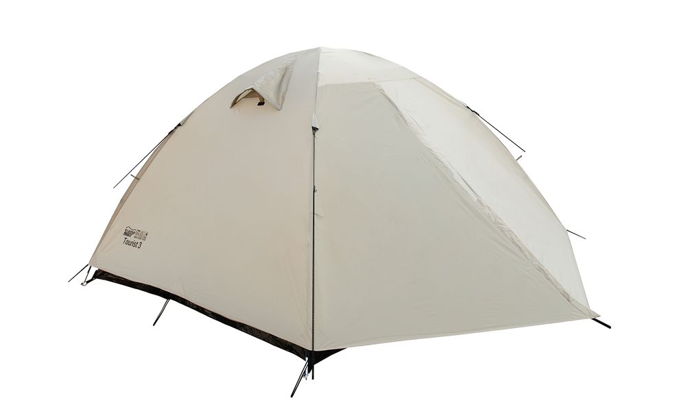 3-місний намет Tramp Tourist 3 (Sand): двошаровий, Кількість місць: 3, Колір: Sand/Black, зображення 7