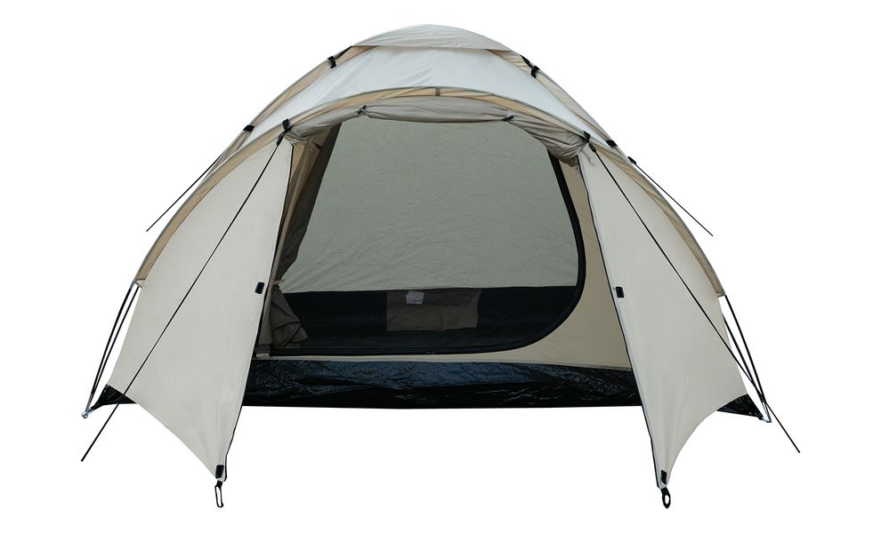 3-місний намет Tramp Fly 3 (Sand): одношаровий, з тамбуром, Кількість місць: 3, Колір: Sand/Black, зображення 9