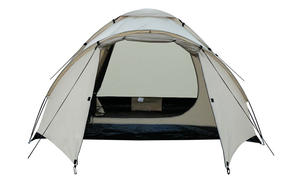3-місний намет Tramp Fly 3 (Sand): одношаровий, з тамбуром, Кількість місць: 3, Колір: Sand/Black, зображення 10
