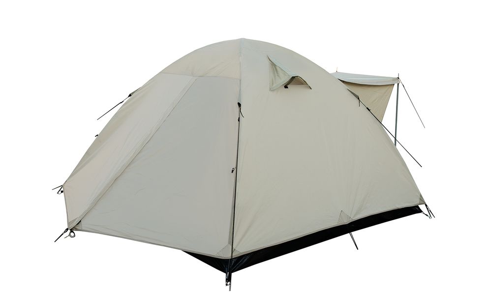 3-місний намет Tramp Wonder 3 (Sand): двошаровий, Кількість місць: 3, Колір: Sand/Black, зображення 5