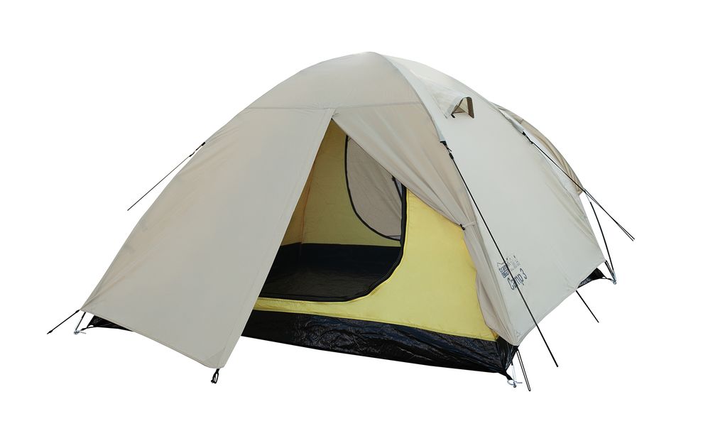 3-місний намет Tramp Camp 3 (Sand): двошаровий, з тамбуром, Кількість місць: 3, Колір: Sand/Black, зображення 9