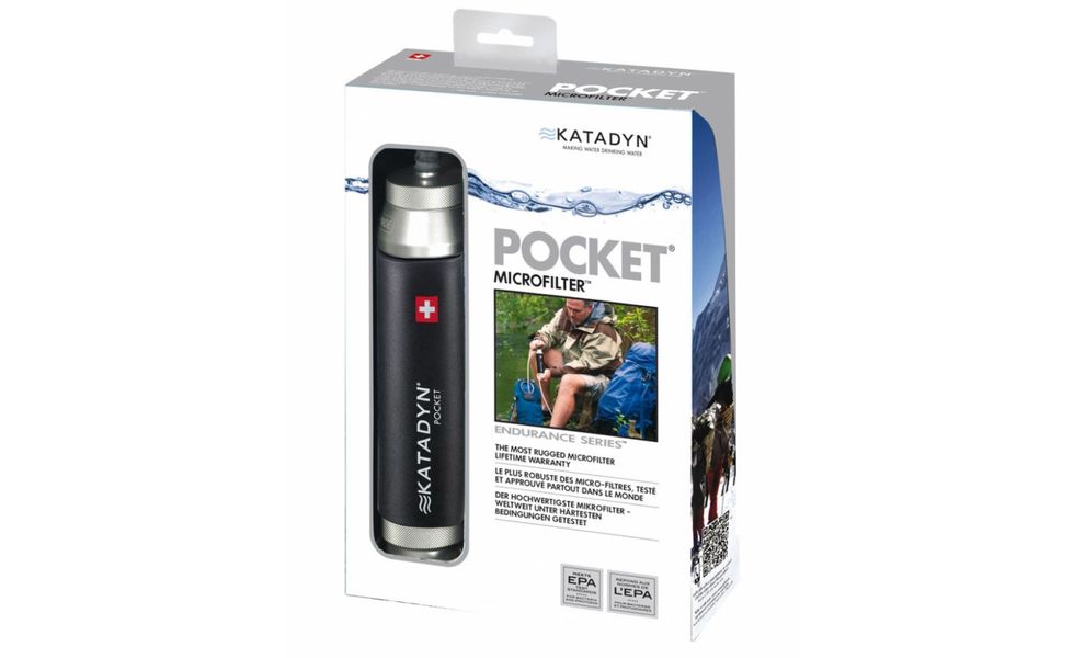 Туристичний насосний фільтр для води Katadyn Pocket (керамічний), зображення 4