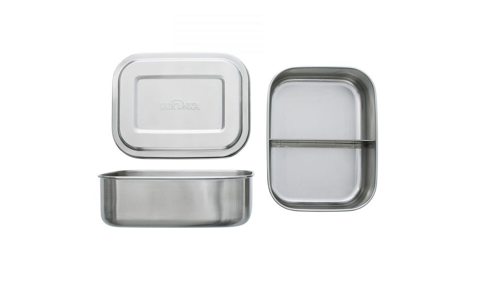 Туристичний ланчбокс з 2 відділеннями Tatonka Lunch Box II на 800 мл, нержавіюча сталь, Тип контейнеру: 2 відділення, Об'єм: 800, зображення 4