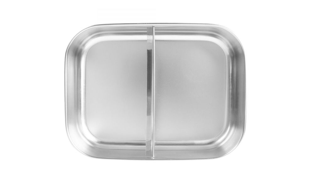 Туристичний ланчбокс з 2 відділеннями Tatonka Lunch Box II на 800 мл, нержавіюча сталь, Тип контейнеру: 2 відділення, Об'єм: 800, зображення 3