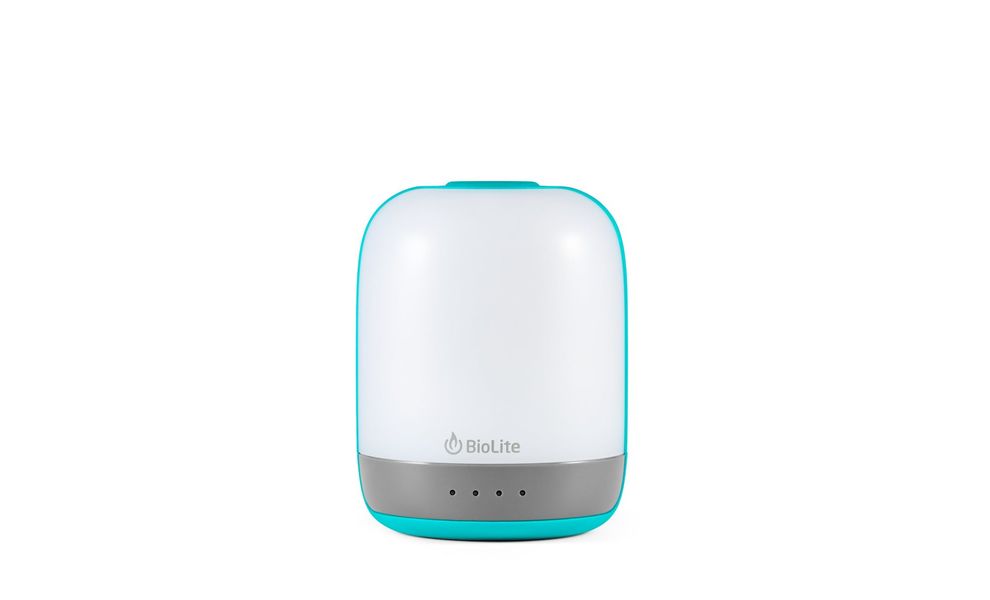 Кемпінговий ліхтар з функцією павербанк BioLite Alpenglow 250 (Teal): RGB-світло, Micro USB, Колір корпусу: Teal, зображення 3
