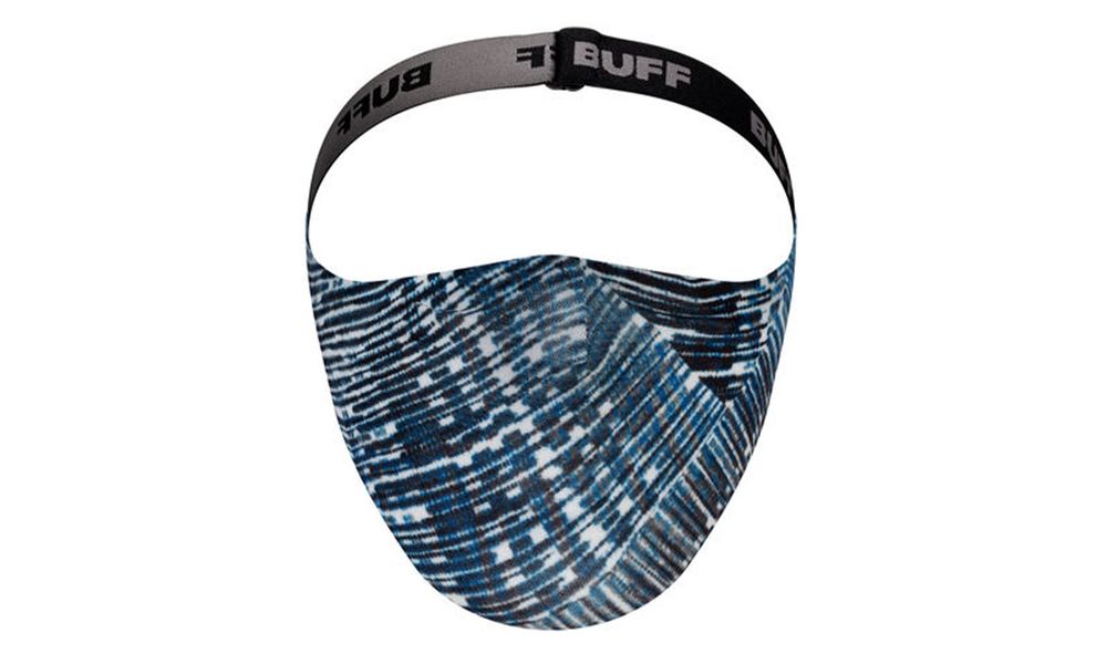 Захисна маска BUFF® Filter Mask (Bluebay), Колір: Bluebay, Захисні маски Розмір (варіація, як у виробника): Регульований, зображення 2