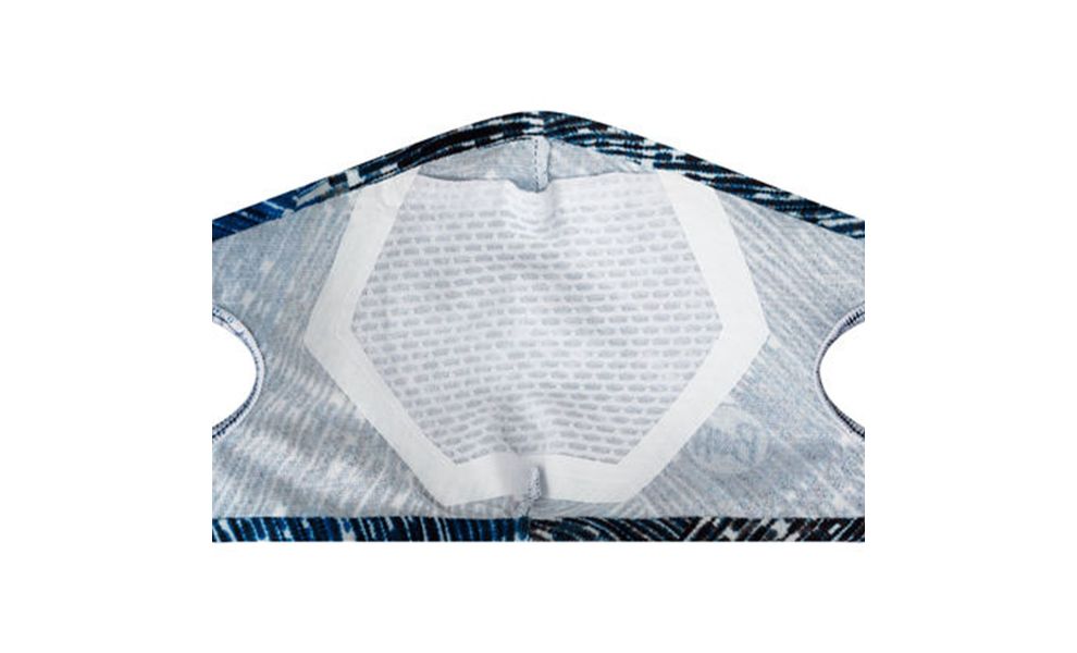 Захисна маска BUFF® Filter Mask (Bluebay), Колір: Bluebay, Захисні маски Розмір (варіація, як у виробника): Регульований, зображення 3