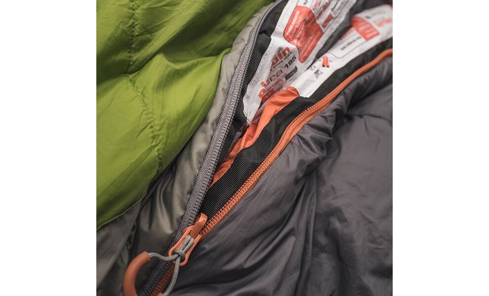 Демісезонний туристичний спальник Pinguin Micra CCS 175 (Blue) до 1°C: з капюшоном, Максимальний зріст користувача: 175, Колір: Blue, Сторона застібки: права, зображення 2