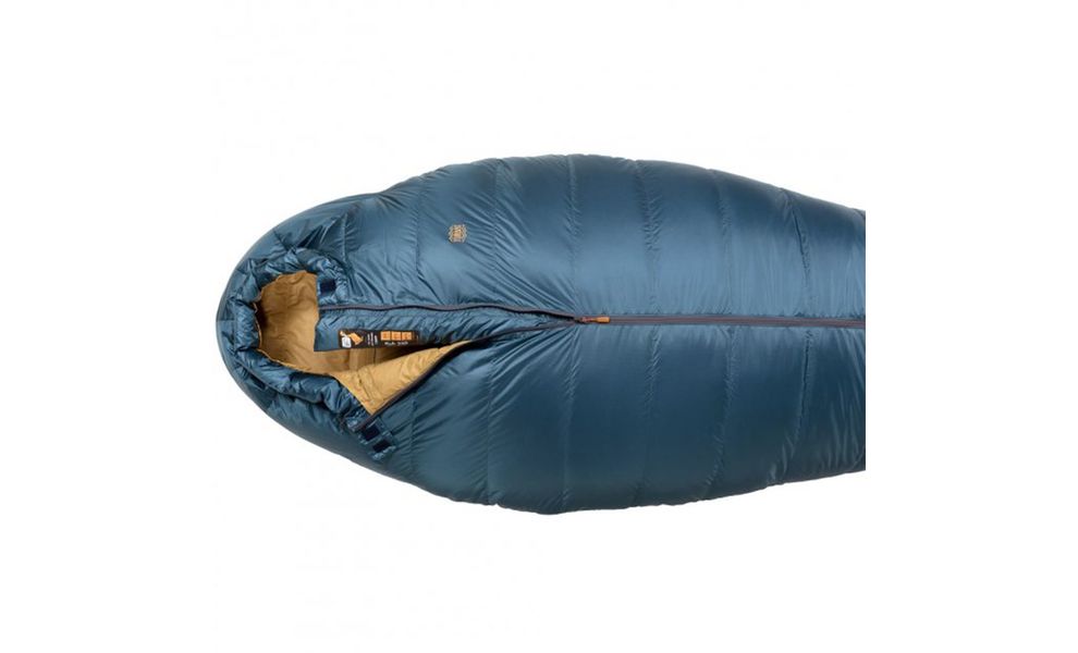 Демісезонний пуховий спальник Turbat Kuk 500 - 185 (Blue) до -6°C: з капюшоном, Максимальний зріст користувача: 185, Колір: Blue, Сторона застібки: центр, зображення 4