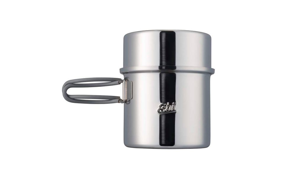 Похідний набір посуду з нержавіючої сталі Esbit PT1000ST на 1–2 особи: каструля, миска, зображення 3