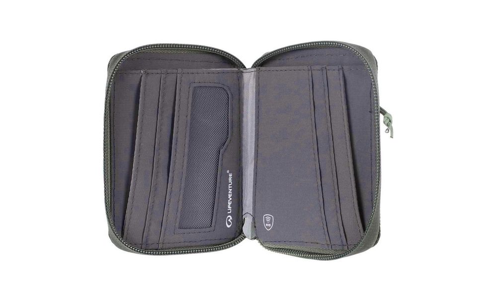 Гаманець Lifeventure Recycled RFID Bi-Fold Wallet (Olive), Колір виробника: Olive, зображення 2