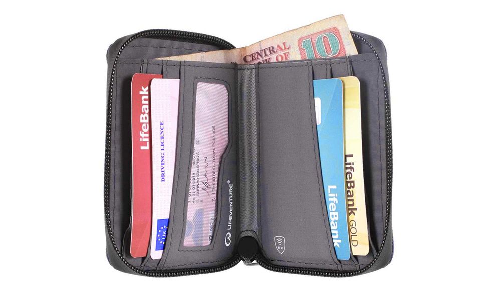 Гаманець Lifeventure Recycled RFID Bi-Fold Wallet (Navy), Колір виробника: Navy, зображення 2