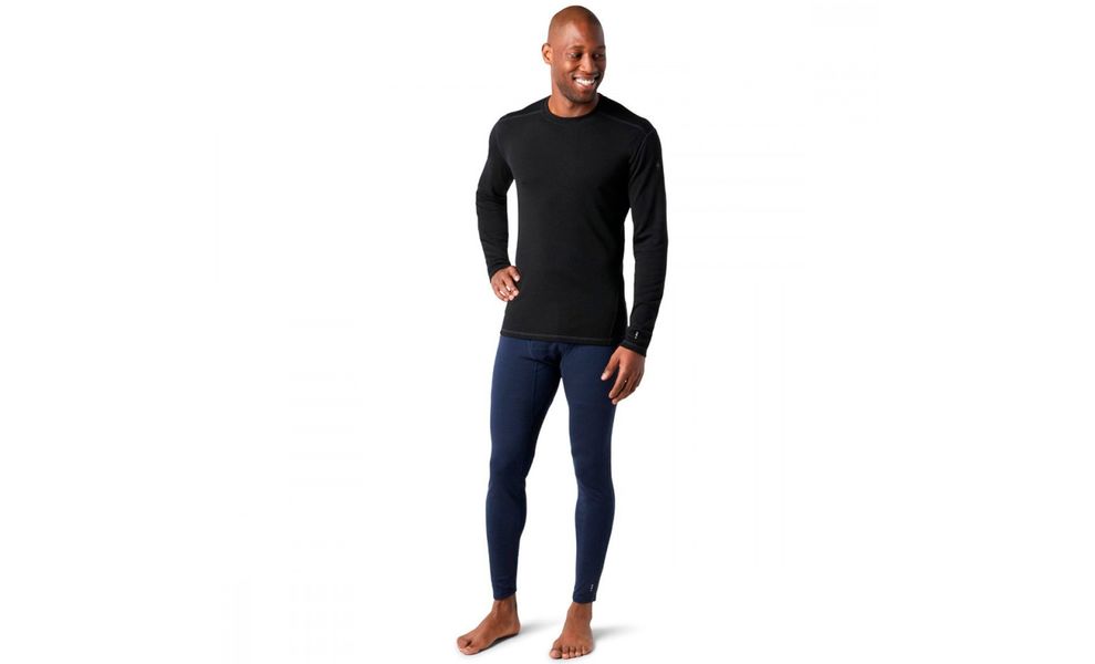 Термокофта чоловіча SmartWool Classic Termal Merino 250 Baselayer Crew - SW016350 (001/Black), Колір виробника: Black, Розмір виробника: XL, зображення 2