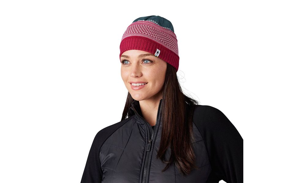 Шапка SmartWool Popcorn Cable - SW011469 (D17/Prussian Blue), Колір: D17/Prussian Blue, зображення 2