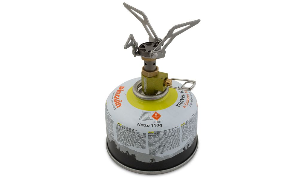 Туристичний газовий пальник-насадка Pinguin Atom Titan під різьбовий балон, зображення 2