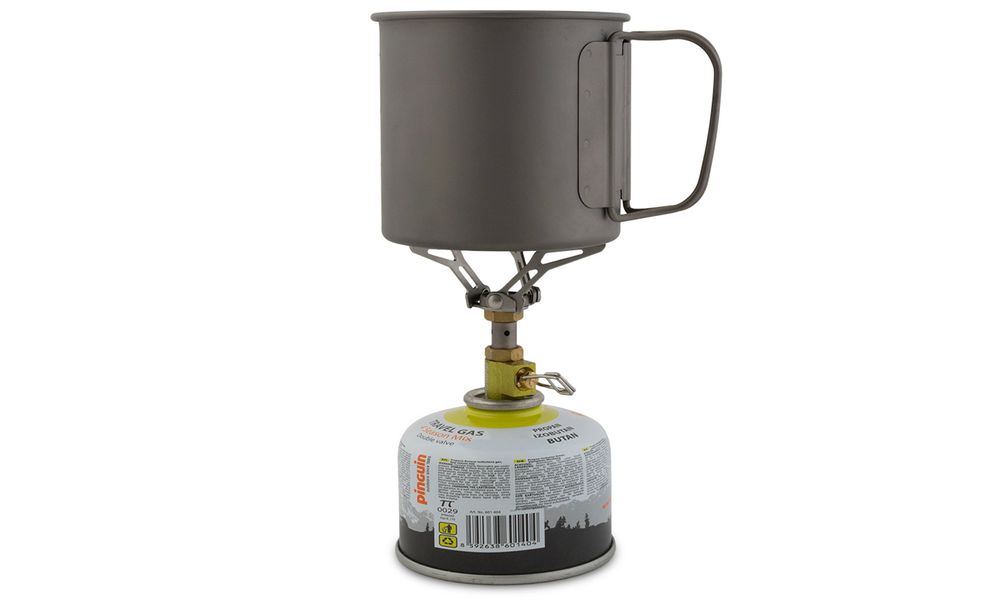 Туристичний газовий пальник-насадка Pinguin Atom Titan під різьбовий балон, зображення 3
