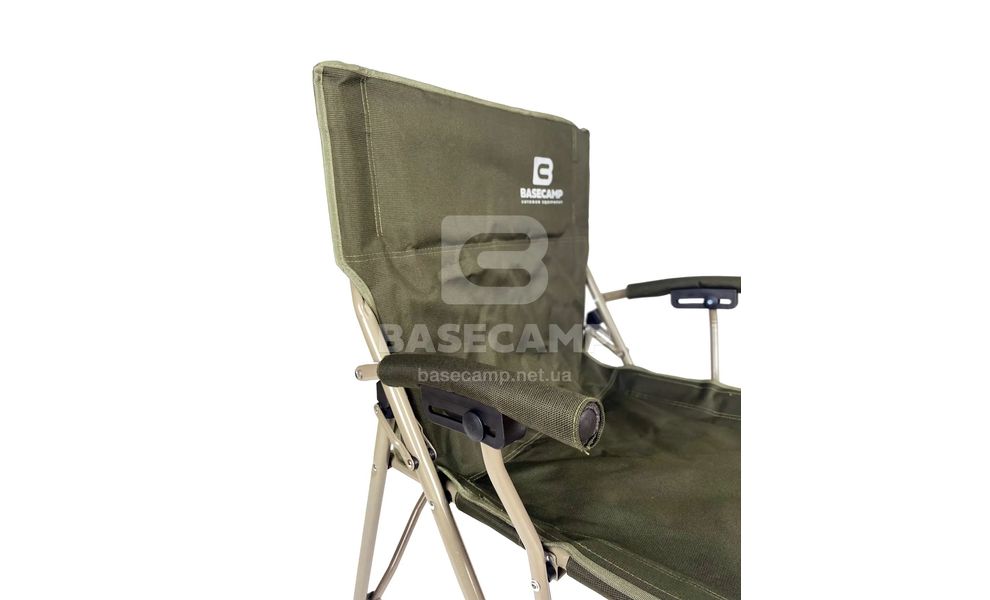 Кемпінгове розкладне крісло BaseCamp Status (Olive Green), Колір виробника: Olive Green, зображення 17
