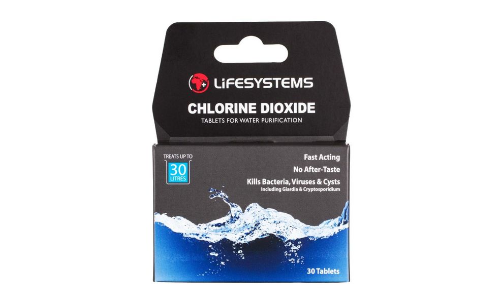 Таблетки для дезінфекції води Lifesystems Chlorine Dioxide 44020