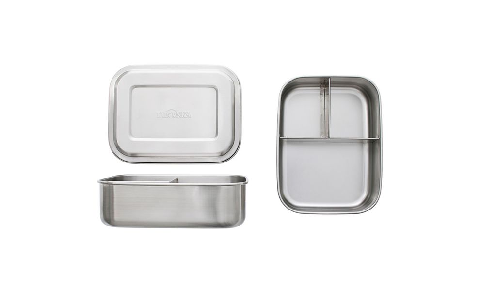Туристичний ланчбокс з 3 відділеннями Tatonka Lunch Box III на 1000 мл, нержавіюча сталь, Тип контейнеру: 3 відділення, Об'єм: 1000, зображення 2