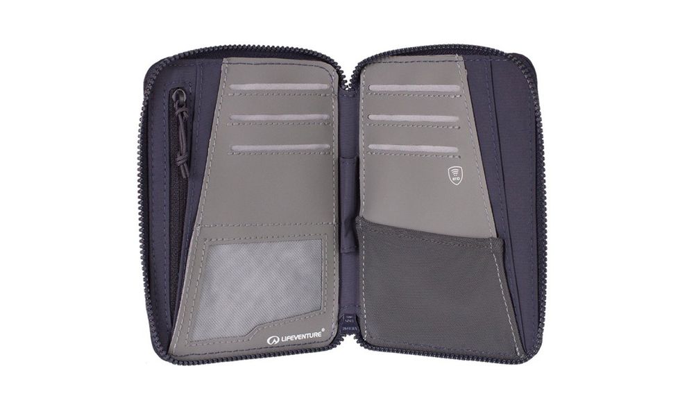 Гаманець Lifeventure Recycled RFID Mini Travel Wallet (Navy), Колір виробника: Navy, зображення 2