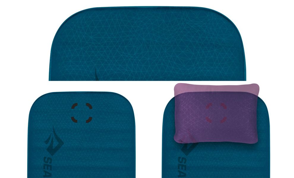 Двомісний самонадувний каремат Sea to Summit Comfort Deluxe 2025 - Camper Van, Товщина: 10, Тип розміру: Camper Van, Колір виробника: Byron Blue, зображення 6