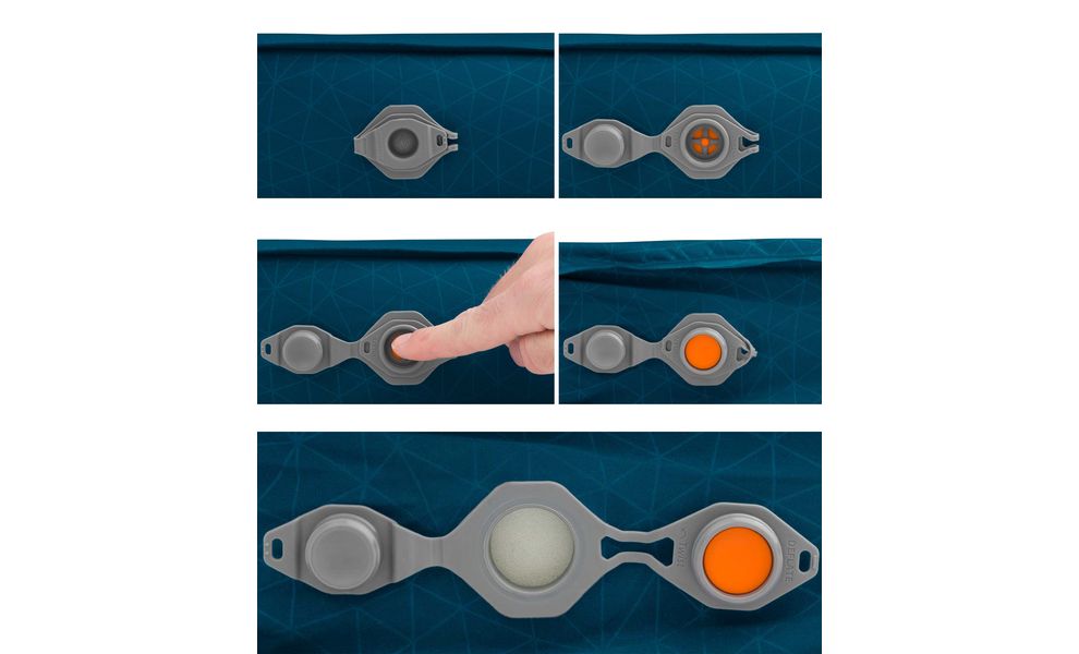 Двомісний самонадувний каремат Sea to Summit Comfort Deluxe 2025 - Camper Van, Товщина: 10, Тип розміру: Camper Van, Колір виробника: Byron Blue, зображення 8