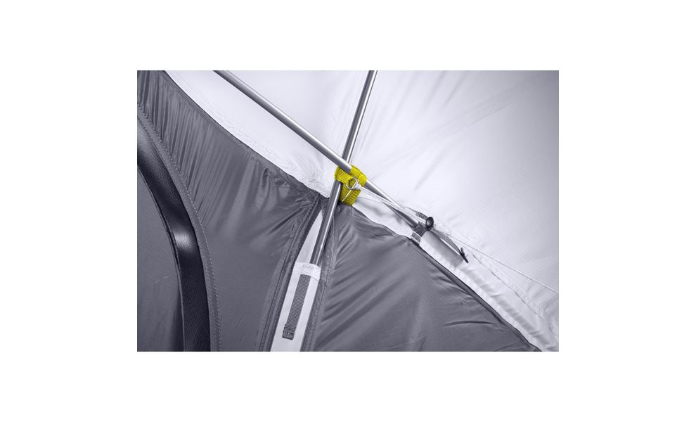 2-місний намет Salewa Litetrek 2: двошаровий, з тамбуром, Кількість місць: 2, Колір: 5315 Grey/Light Grey/Cactus, зображення 7