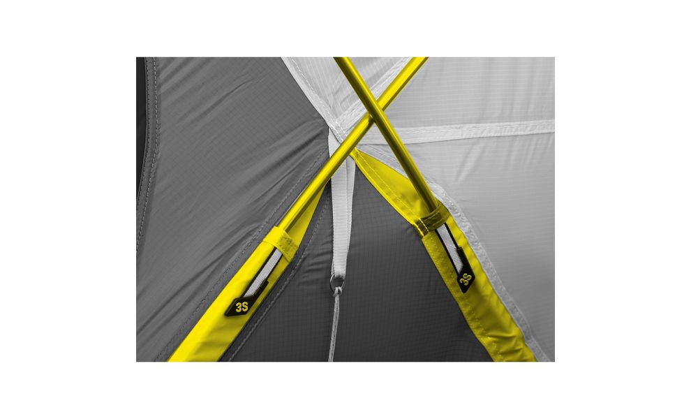 2-місний намет Salewa Litetrek 2: двошаровий, з тамбуром, Кількість місць: 2, Колір: 5315 Grey/Light Grey/Cactus, зображення 12