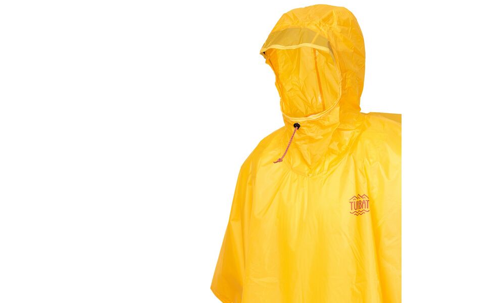 Пончо-тент Turbat Molfar (Yellow), M/L, Тип розміру: M/L, Колір: Yellow, зображення 5