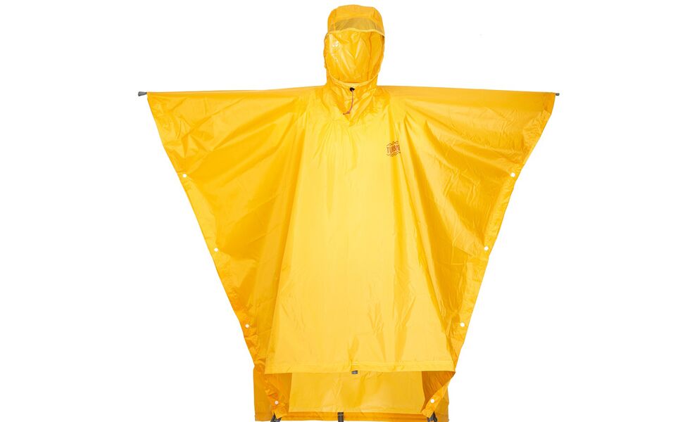 Пончо-тент Turbat Molfar (Yellow), M/L, Тип розміру: M/L, Колір: Yellow, зображення 4