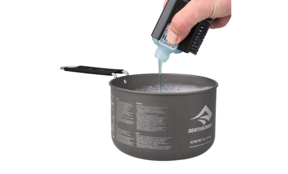 Кемпінговий кухонний набір для миття посуду Sea to Summit Camp Kitchen Pot Scrubber & Soap, зображення 3