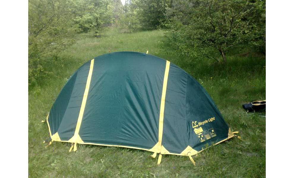 Намет Tramp TRT-033 Bicycle Light 1 V2 (Green/Yellow), 1-місний, Кількість місць: 1, Колір: Green/Yellow, зображення 4