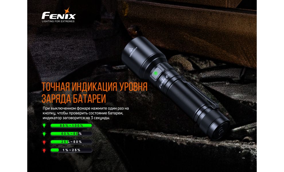 Ліхтар ручний Fenix C7, зображення 15