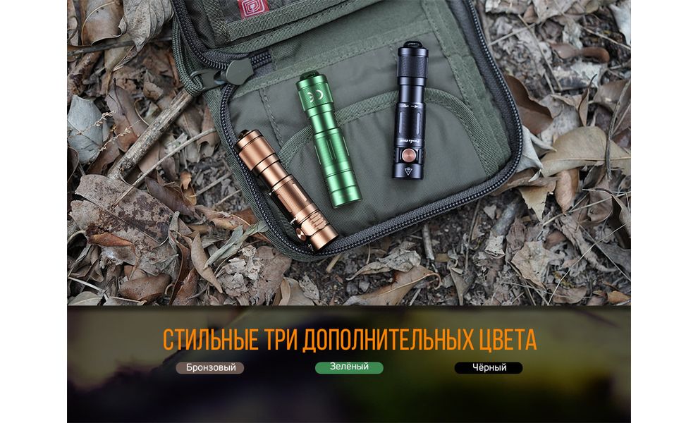 Ліхтар-брелок Fenix E05R (Green), Колір: Green, зображення 6