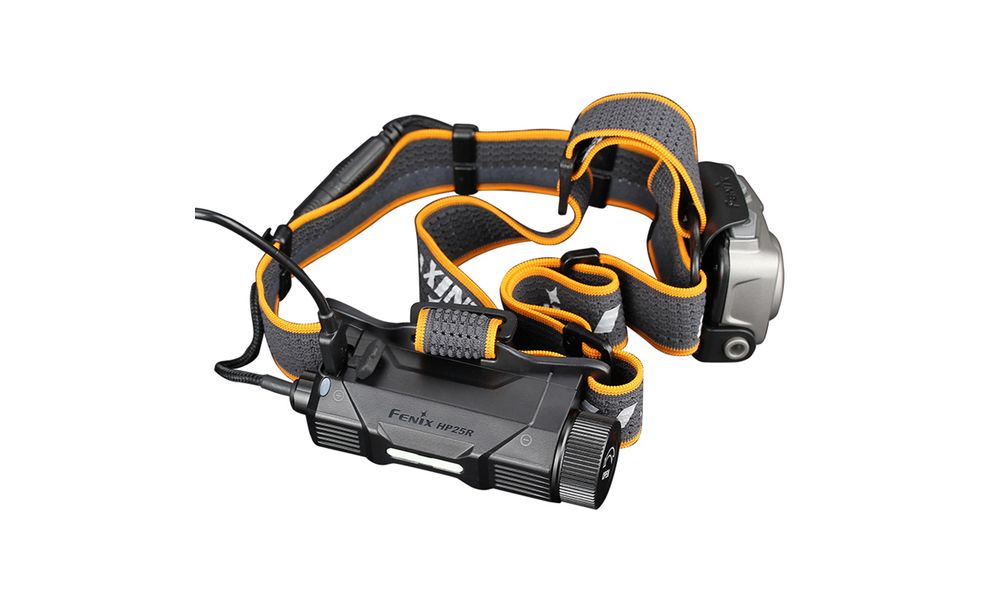 Налобний ліхтар з акумулятором Fenix HP25R V2.0 з червоним світлом, USB Type-C, зображення 2