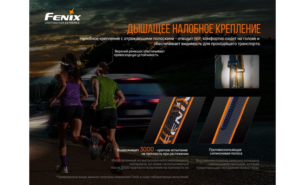 Налобний ліхтар з акумулятором Fenix HM60R з червоним світлом, USB Type-C, зображення 14