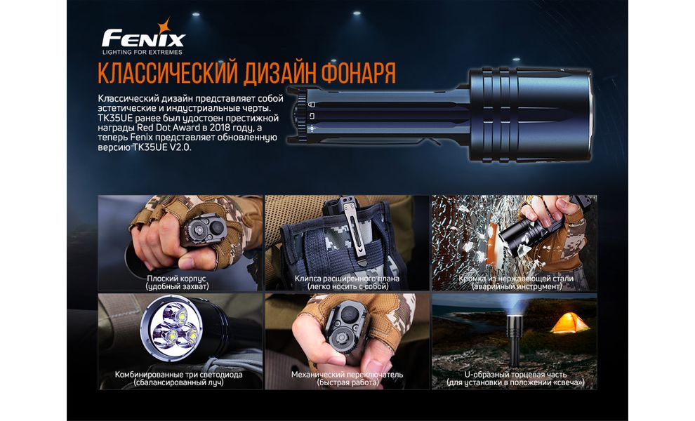 Ліхтар ручний Fenix TK35UE V2.0, зображення 15