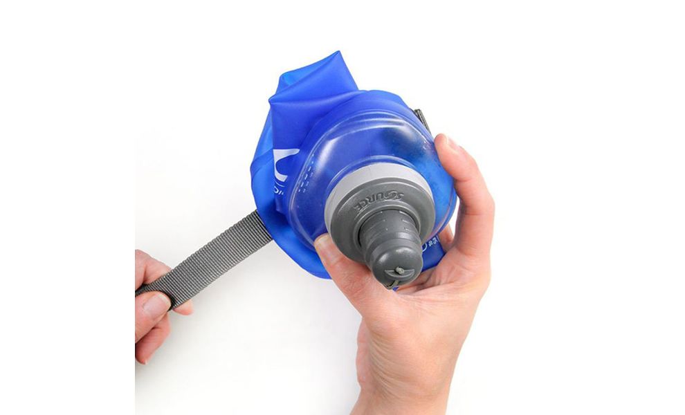 М'яка пляшка для води з поїлкою Source Nomadic на 1 л, Об'єм: 1000, Колір: Blue, зображення 3