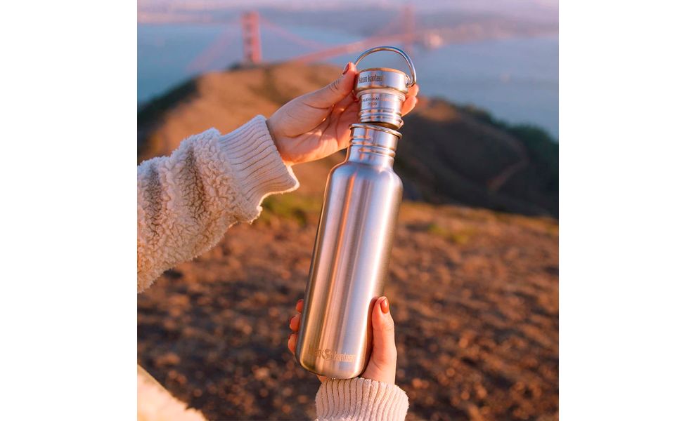 Пляшка для води Klean Kanteen Reflect (Brushed Stainless) на 800 мл, нержавіюча сталь, Об'єм: 800, Колір виробника: Brushed Stainless, зображення 3