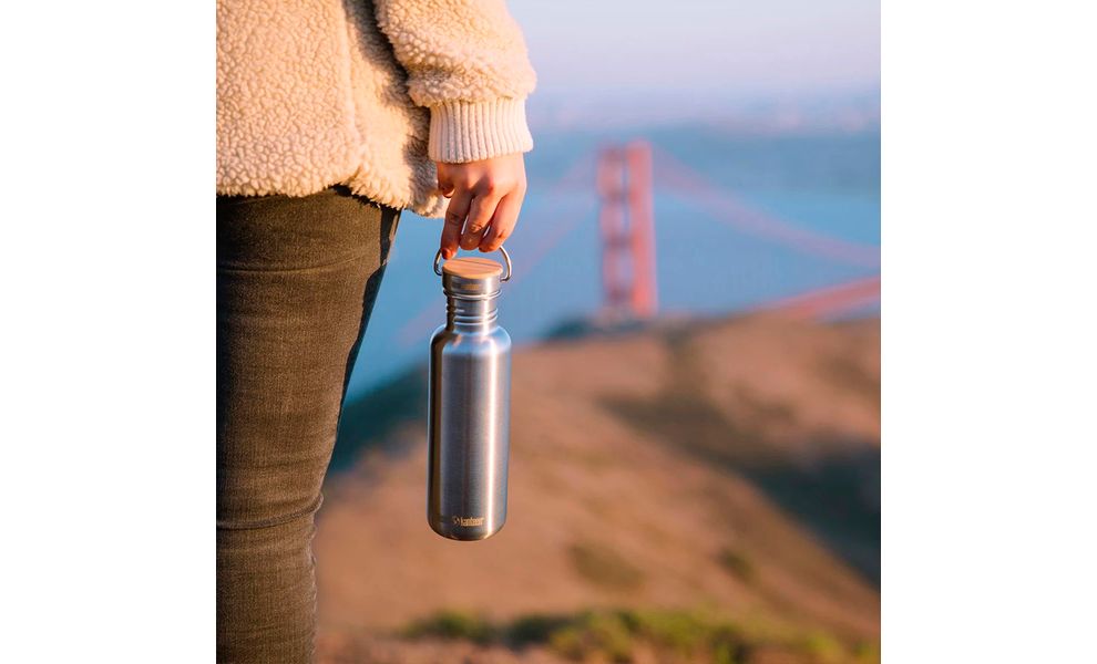 Пляшка для води Klean Kanteen Reflect (Brushed Stainless) на 800 мл, нержавіюча сталь, Об'єм: 800, Колір виробника: Brushed Stainless, зображення 4
