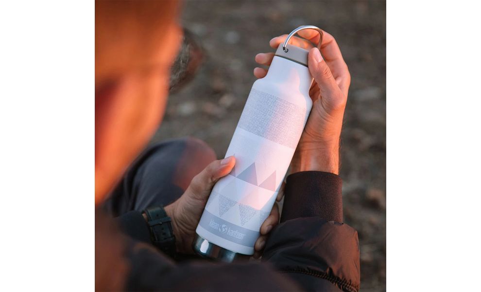 Термопляшка Klean Kanteen Insulated Classic (Salt Flats), 592 мл, Об'єм: 592, Колір виробника: Salt Flats, зображення 3