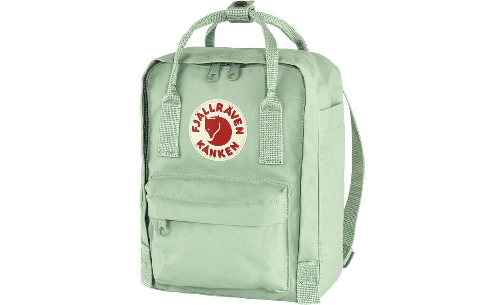Рюкзак Fjallraven Kanken Mini (600/Mint Green), 7 л, Об'єм: 7, Колір виробника: 600/Mint Green, зображення 2