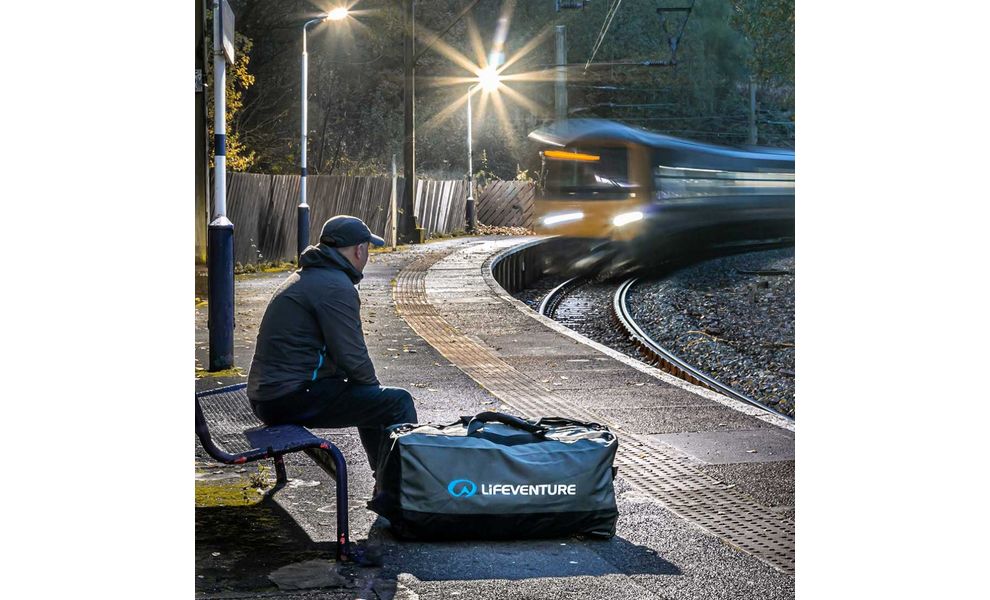 Сумка на колесах Lifeventure Expedition Duffle Wheeled (Black/Grey), 120 л, Об'єм: 120, Колір виробника: Black/Grey, зображення 11