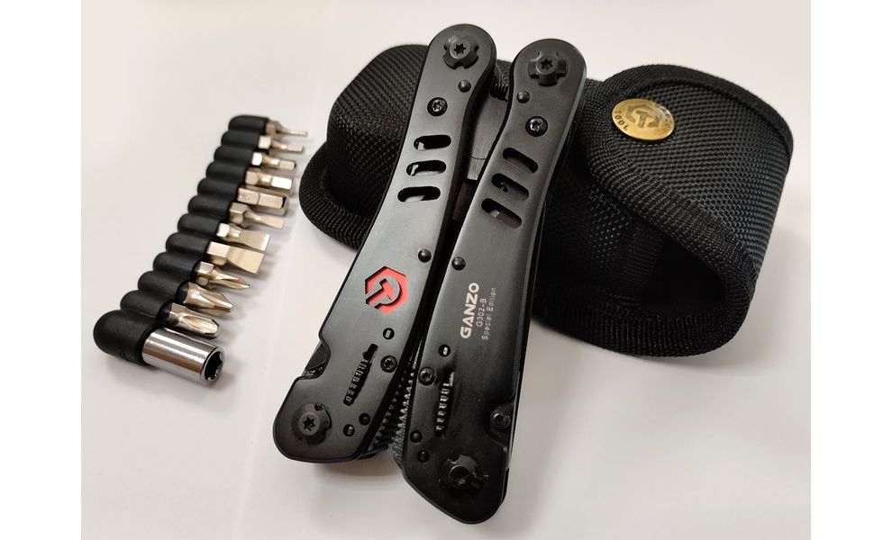 Мультитул з чохлом та бітами Ganzo G302 - 25 функцій, зображення 5