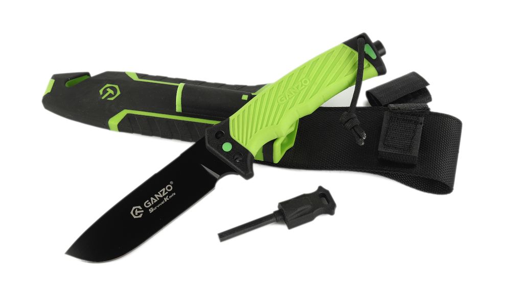 Ніж Ganzo G8012V2 (Green), Колір руків'я: Green, зображення 2