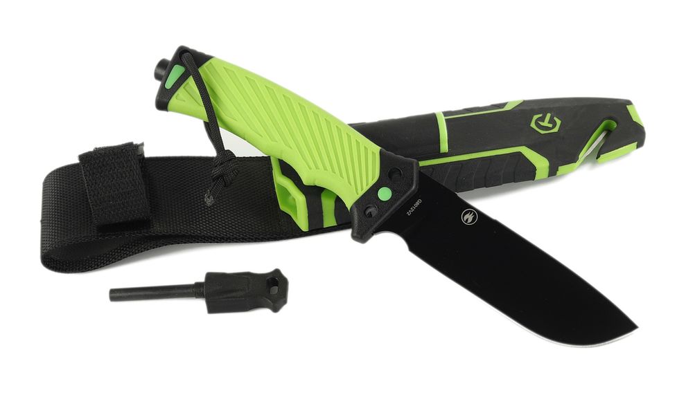 Ніж Ganzo G8012V2 (Green), Колір руків'я: Green, зображення 3