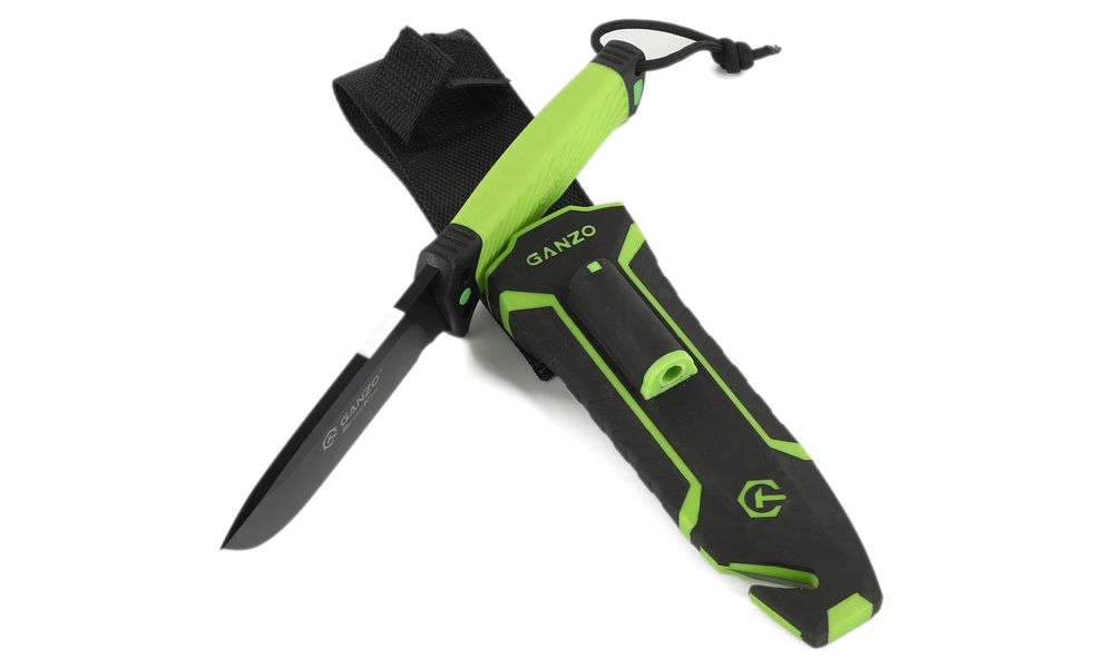Ніж Ganzo G8012V2 (Green), Колір руків'я: Green, зображення 4